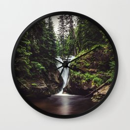 Pure Water - Landscape and Nature Photography Wall Clock