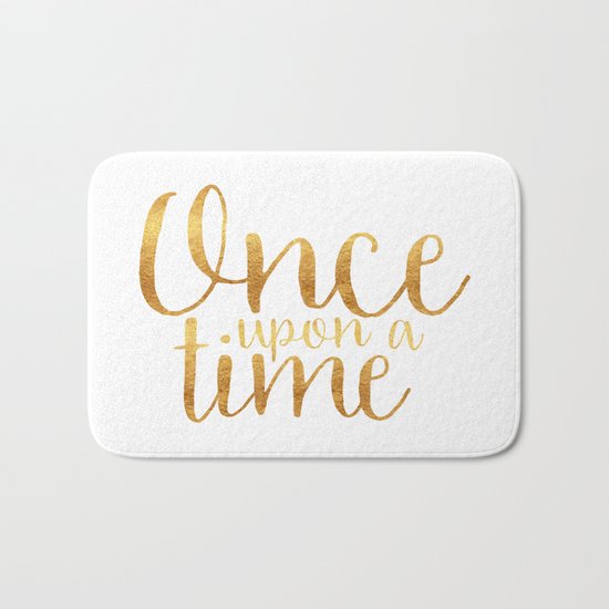Once Upon a Time - Gold Bath Mat