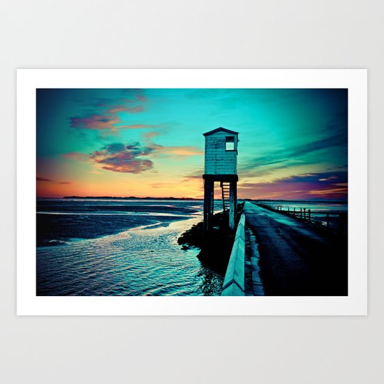 Betsy Blue Art Print