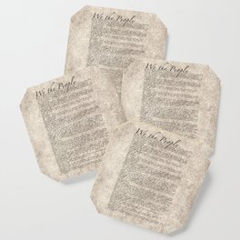 United States Bill of Rights (US Constitution) Coaster