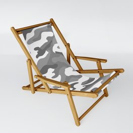 Camouflage Pattern Grey Sling Chair