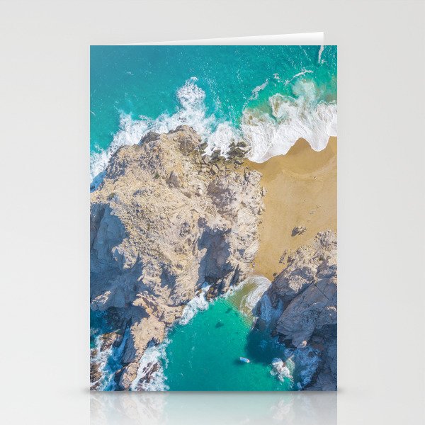 Mexico Photography - Beautiful Sea Shore In Mexico Stationery Cards