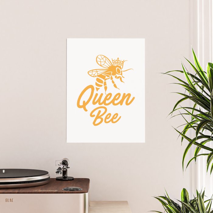 God Save The Queen, Beekeeper, Bee Gift, Bee Lover Art Print by JMG  Outdoors