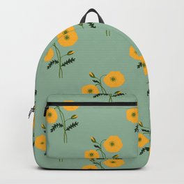 Yellow Poppies Backpack