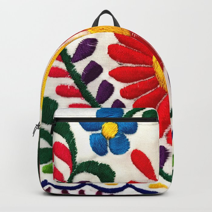 Zara red discount backpack