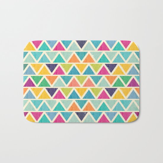 Lovely geometric Pattern II Bath Mat