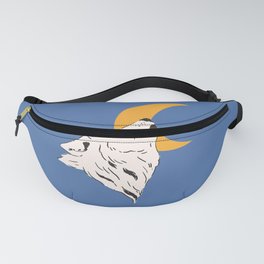 BLUE Wolf Fanny Pack