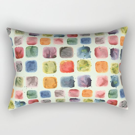 Colors in Suspension Rectangular Pillow