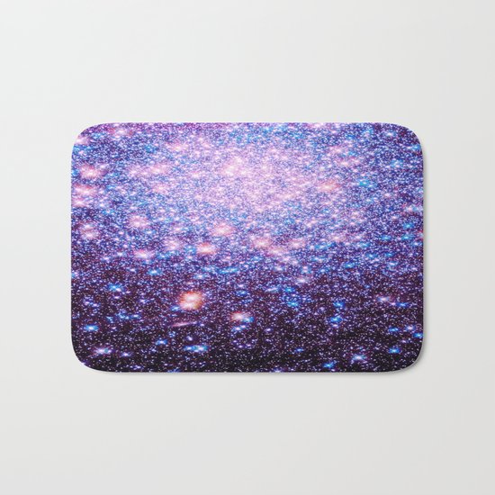GaLaxY Stars : Pink Purple Blue Bath Mat
