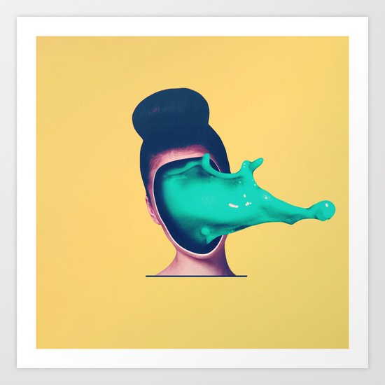 Get Fluxed Art Print