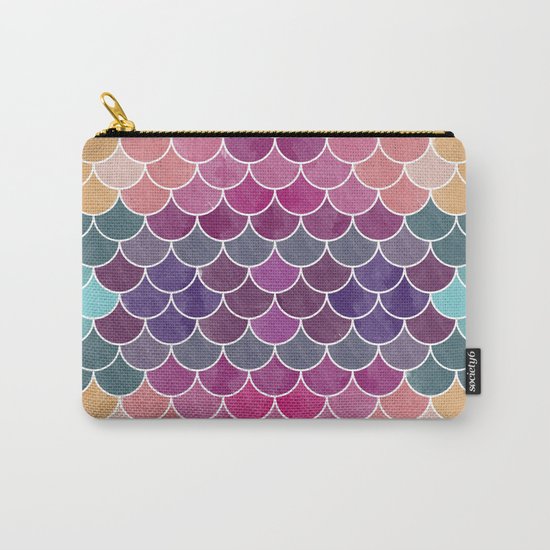 Watercolor Lovely Pattern VV Carry-All Pouch
