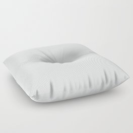 SNOWFLAKE WHITE solid color. Off-white neutral color plain pattern  Floor Pillow