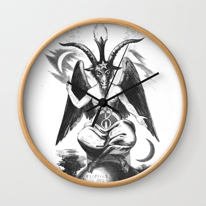 Baphomet - Satanic Church Wall Clock