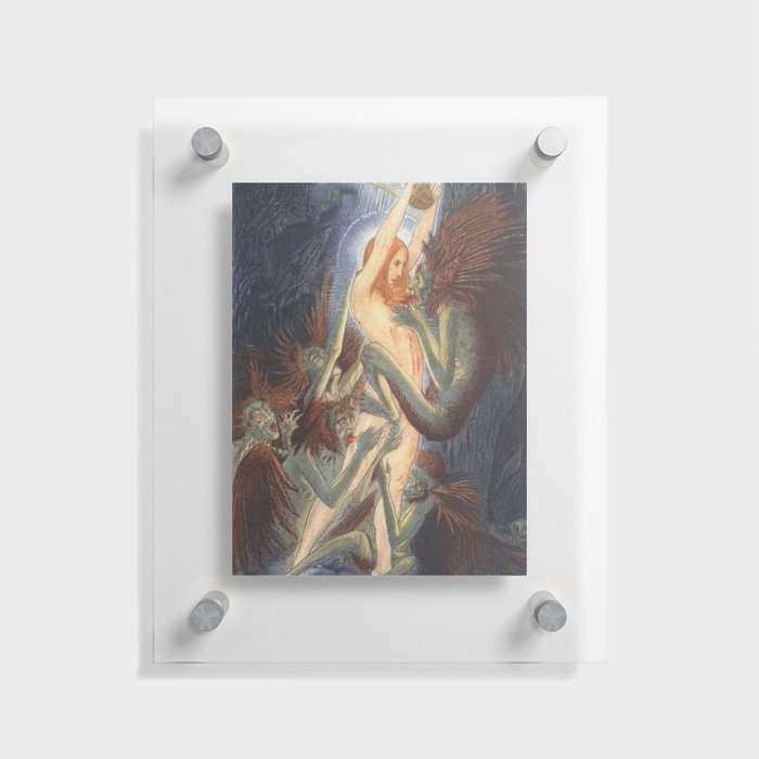  benediction - carlos schwabe Floating Acrylic Print