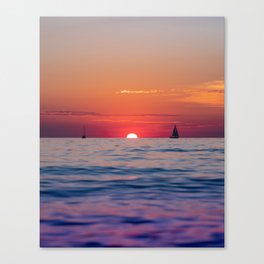 South Haven Sunset Canvas Print