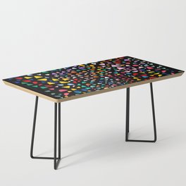 Abstract Confetti Terrazzo Colorful Pattern Art Decoration Coffee Table