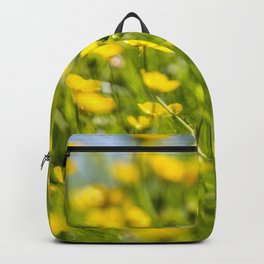 Buttercups in motion Backpack