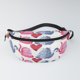 Love Cats for Valentines or Special Occasions Fanny Pack