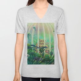 The Age of the Ocean  V Neck T Shirt