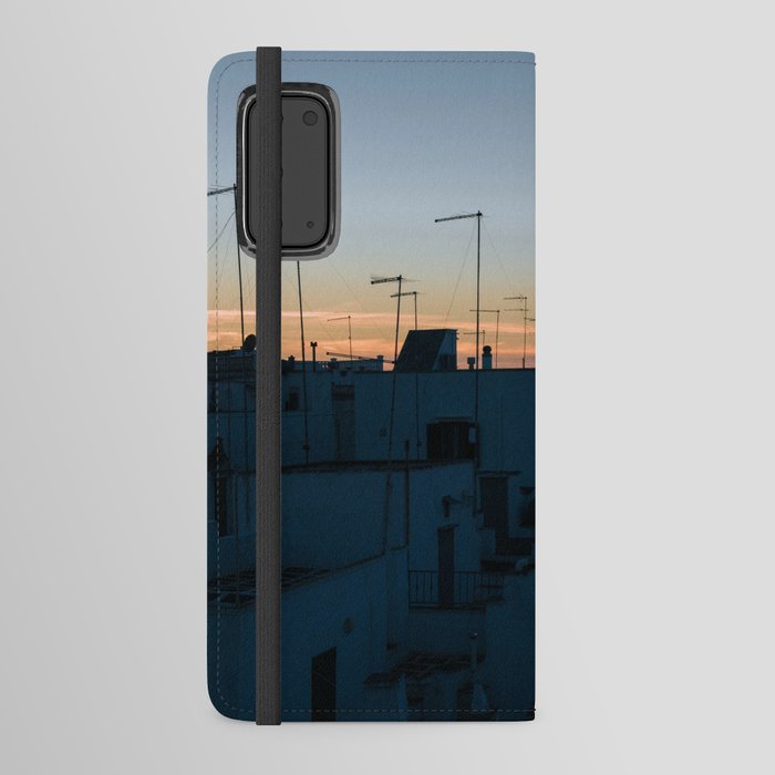 The Italian Sunset | Pastel colored travel photography at the city | cityescape print Art Print Android Wallet Case