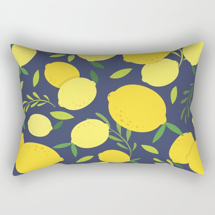 Freshly Picked Lemon Rectangular Pillow