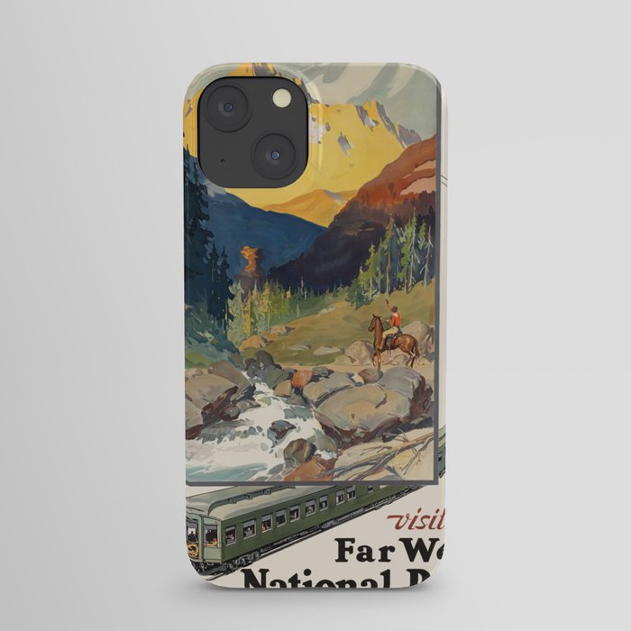 Vintage poster - National parks iPhone Case