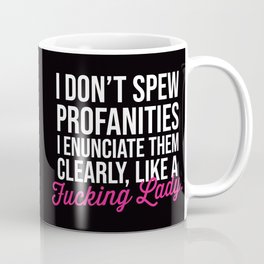 Profanities, Funny Sayings Mug
