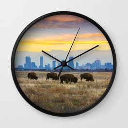City Buffalo Wall Clock