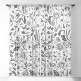 Touch wood Sheer Curtain