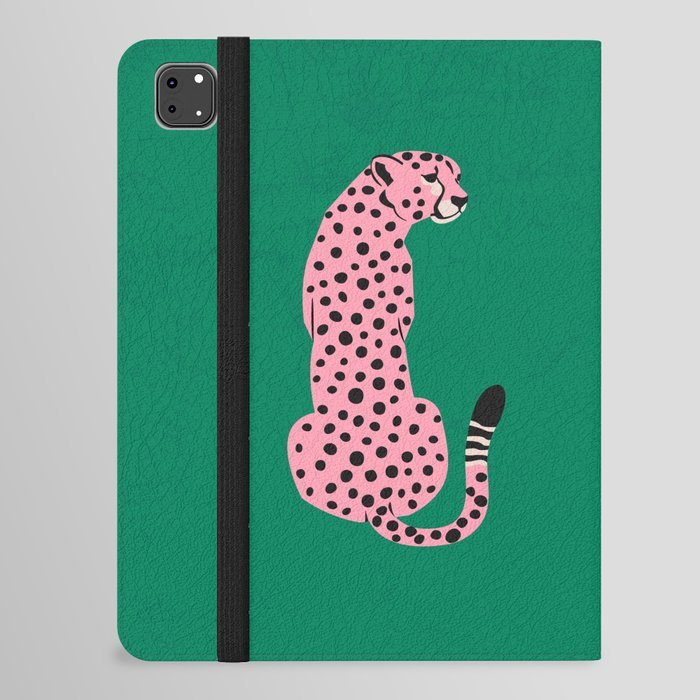 The Stare: Pink Cheetah Edition iPad Folio Case