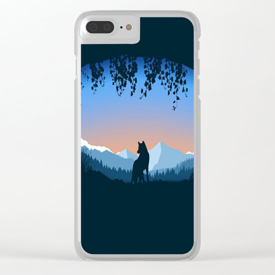 Wolf Clear iPhone Case