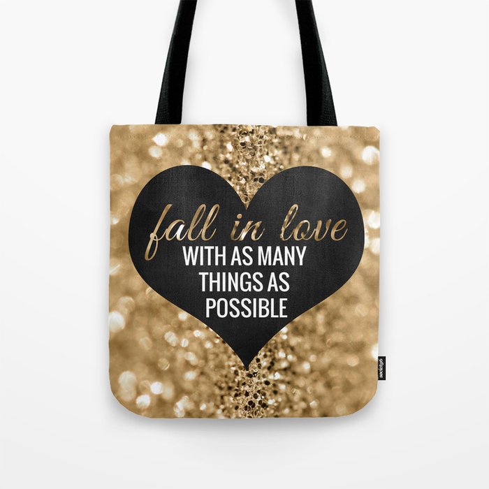 Fall In Love Tote Bag