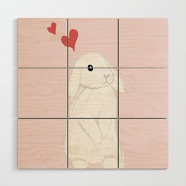 Bunny Love Wood Wall Art