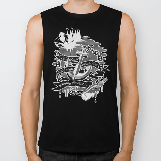 "Among the Waves" Biker Tank