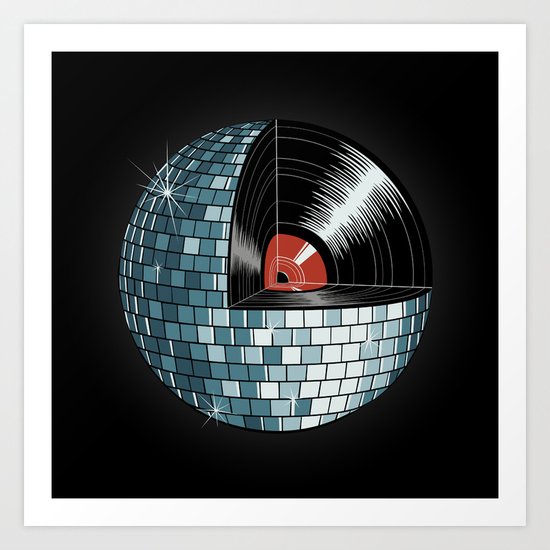 Discography Art Print