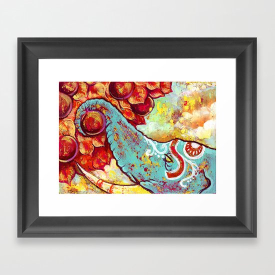 sri lanka Framed Art Print