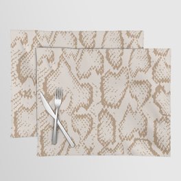 Beige Snake Skin  Placemat