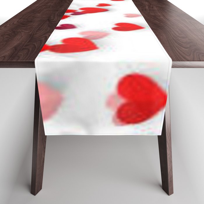 Hearts Confetti Table Runner
