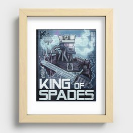 King of Spades - Royal Robots Series 1 Recessed Framed Print