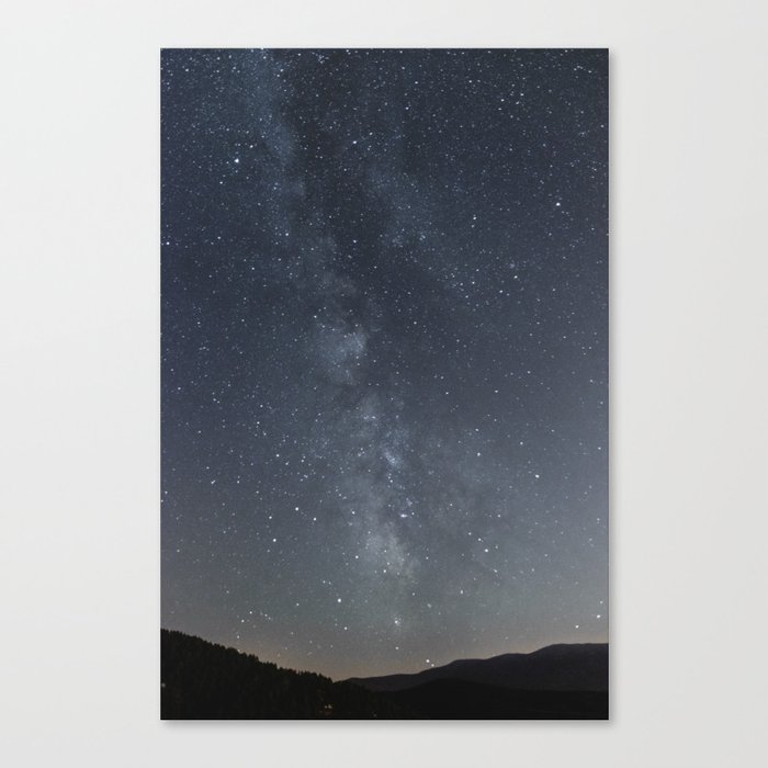 Roadside Night Magic | Nautre and Landscape Photography Canvas Print