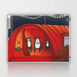 Campground Ghost Hunt Laptop Skin