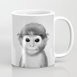 Baby Monkey - Black & White Mug