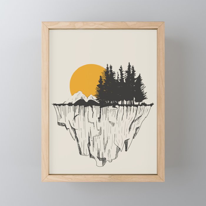 Sunrise Framed Mini Art Print