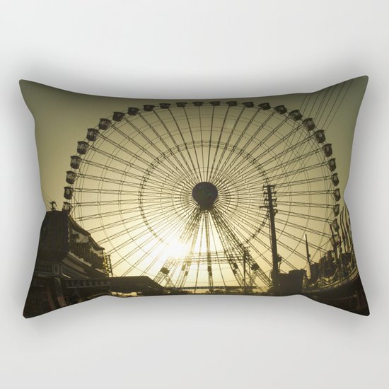 Big wheel & sun Rectangular Pillow