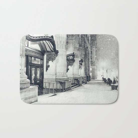 New York City Snow Globe Bath Mat