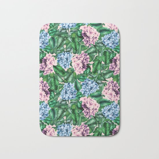 FLORAL PATTERN IV Bath Mat