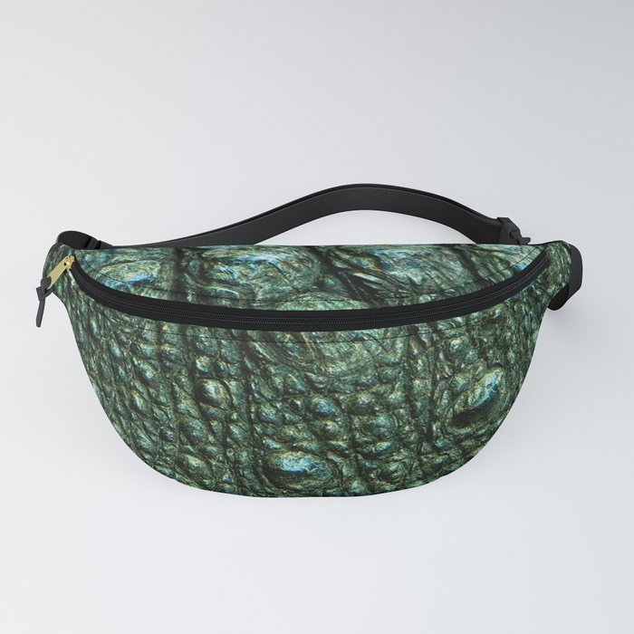Green Alligator Leather Print Fanny Pack by Looly Elzayat Society6