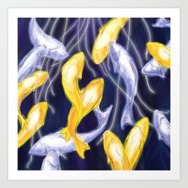 Goldfish Art Art Prints For Any Decor Style Society6
