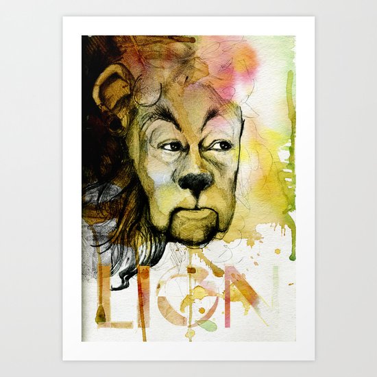 Cowardly Art Print