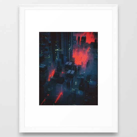 RED MEAT (everyday 10.12.16) Framed Art Print by beeple | Society6